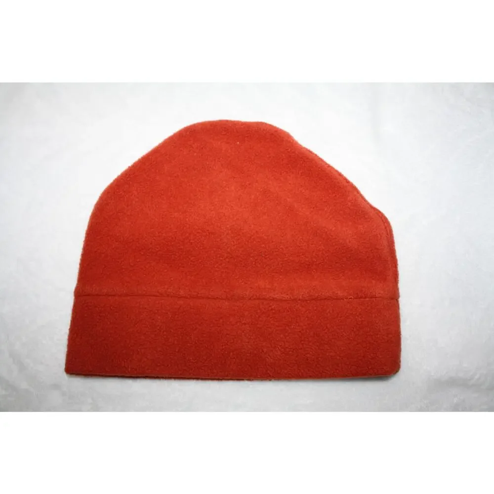 Columbia Beanie Hat Youth L/XL Orange Fleece Outerwear‎ Sportswear